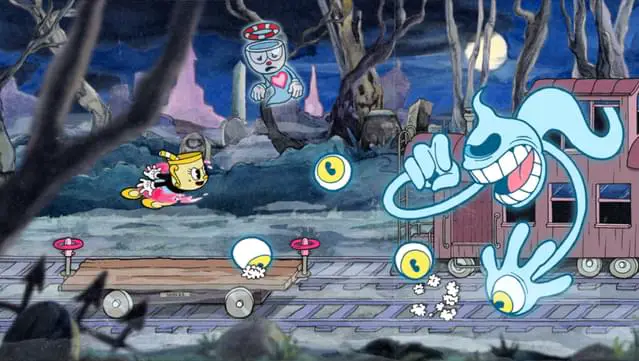 Cover of Cuphead video game that was made in Unity game engine