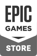 Logo of one of the best websites to publish games: Epic Games Store