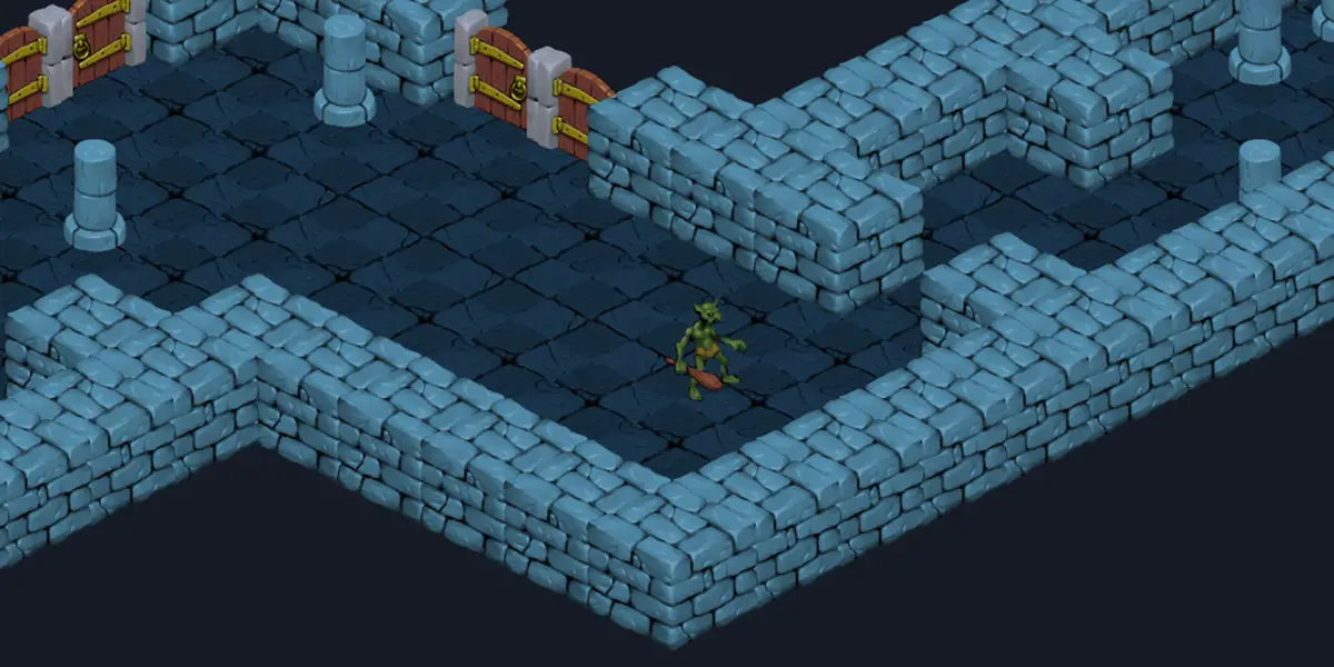 Demo of the 2D capabilities of Godot game engine (Isometric action game)