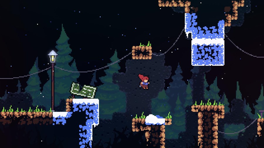 Screenshot of the popular game Celeste where the developers did not use System-Driven Design.