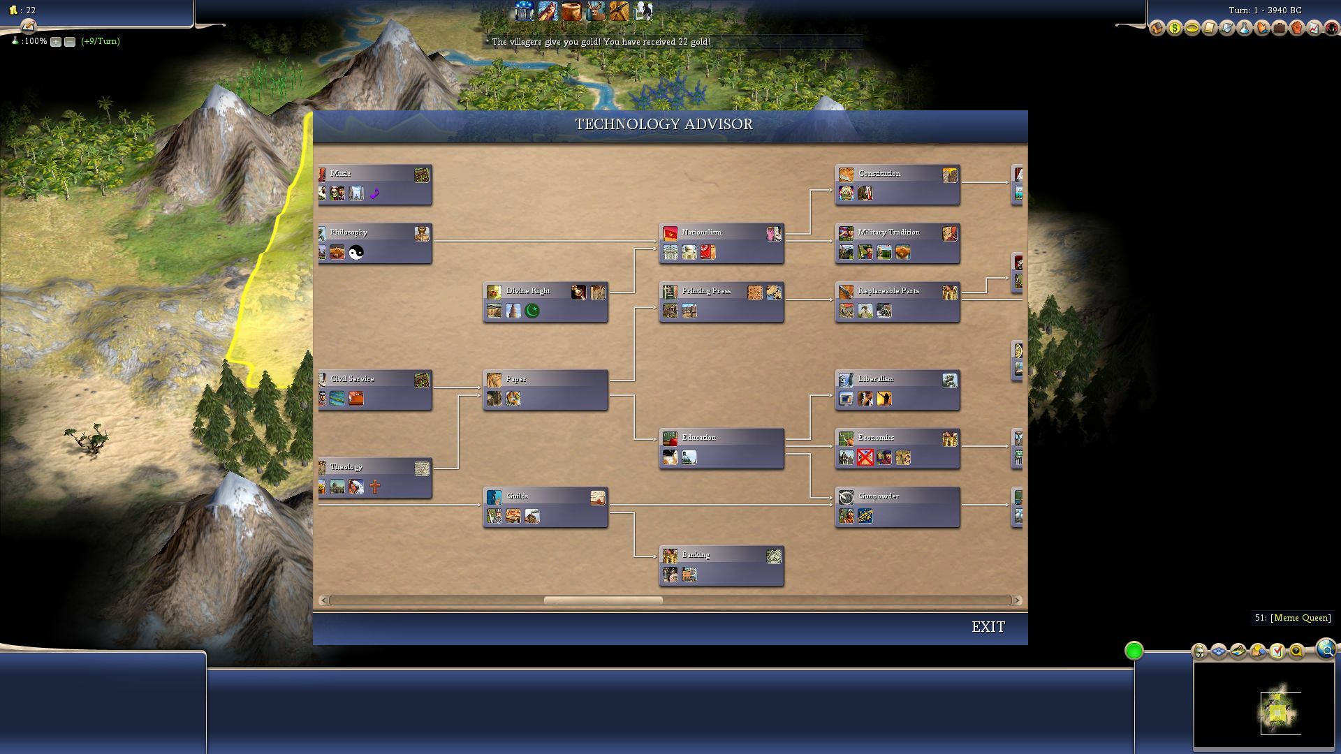 System-Driven Design example: Technology Research system in Civilization IV game