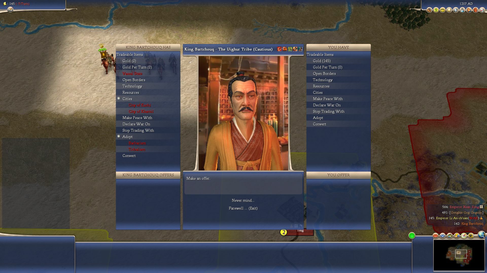 System-Driven Design example: Trade system in Civilization IV game