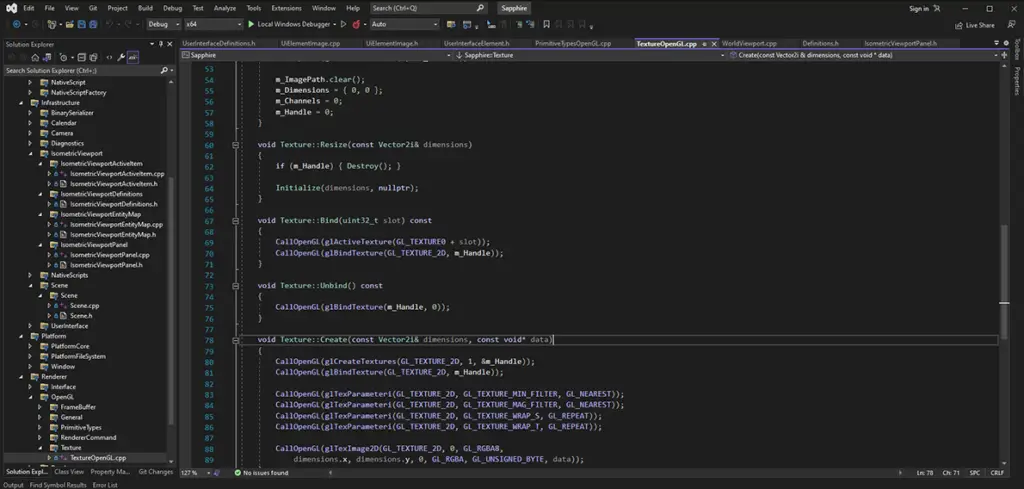 Showcase one of the development environment tools: Visual Studio.