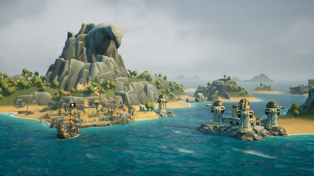show the beauty of the open-world pirate game King of Seas