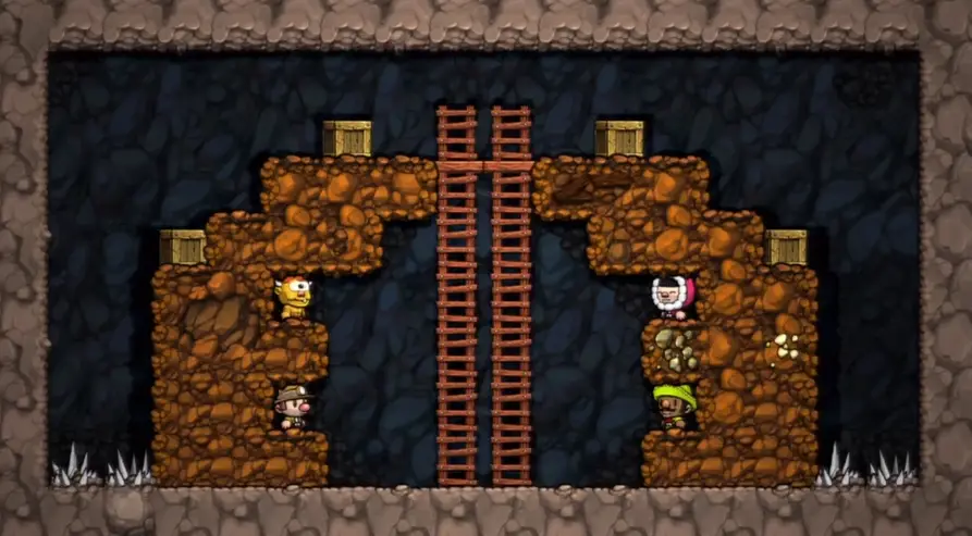 System-Driven Design examples: Procedural Level Generation and AI systems in Spelunky