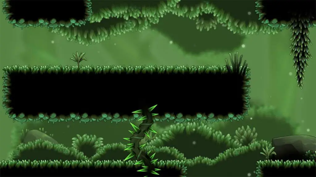 A full image showing all layers of a parallax background, on top of each other