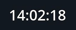 Digital Clock example implemented with a Timer node in Godot