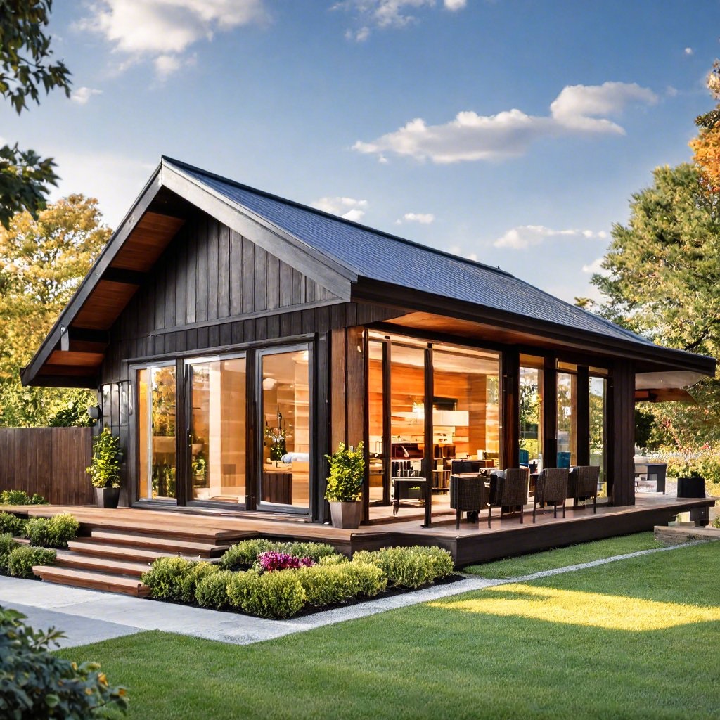 Modern house style as a metaphore to a software design pattern.